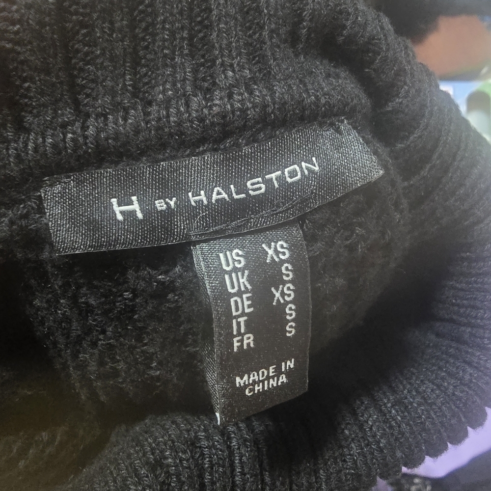 H by Halston Black Cowl Neck Sweater - Picture 12 of 12